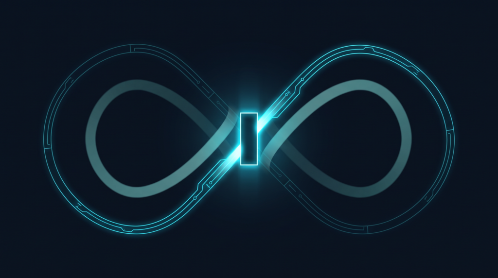 A circuit loop passing through a bright renewal gate