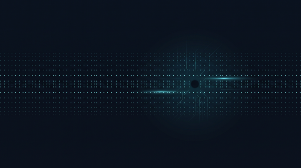 A grid of lit indicators with one gone dark